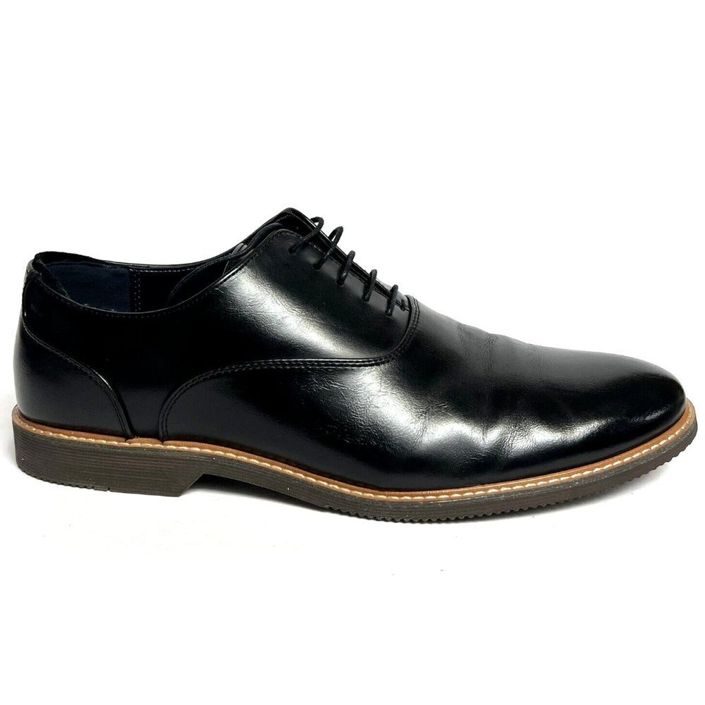 Steve Madden Mens Nunan Oxford Black Size 10 M